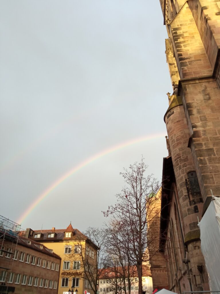 rainbow over nuremberg